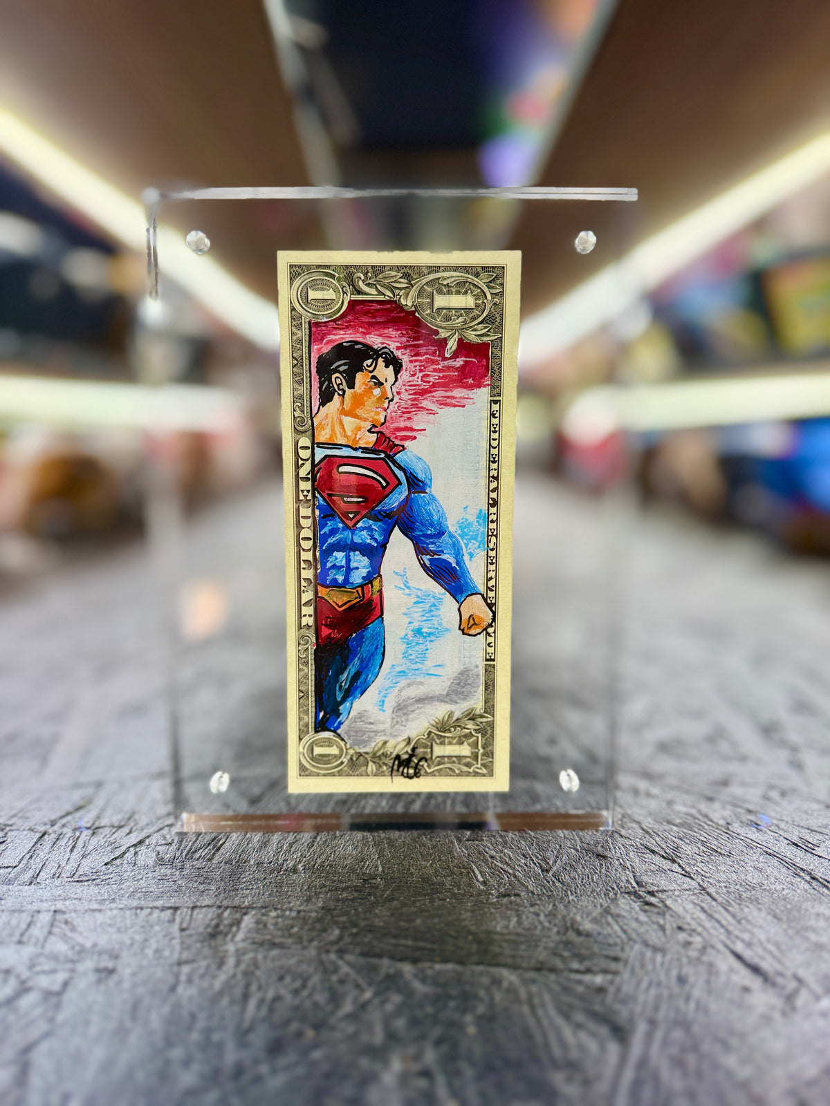 Superman $2 Dollar Bill Art 9.0