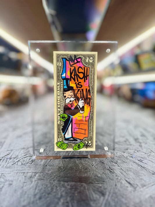 Mr Monopoly $2 Dollar Bill Art 51.6