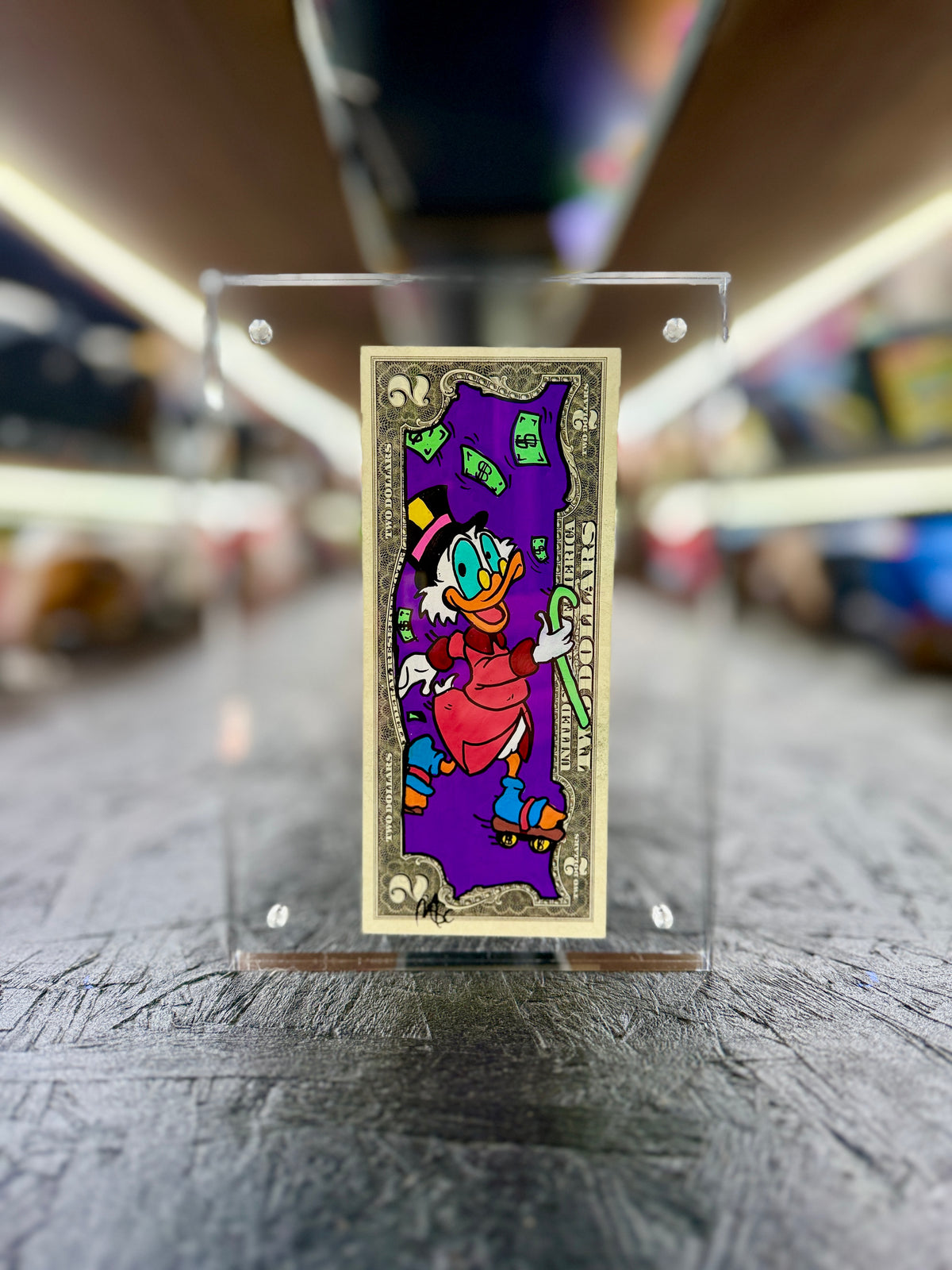 Scrooge McDuck $2 Dollar Bill Art 13.1