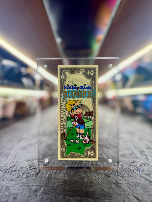 Richie Rich $2 Dollar Bill Art 17.2