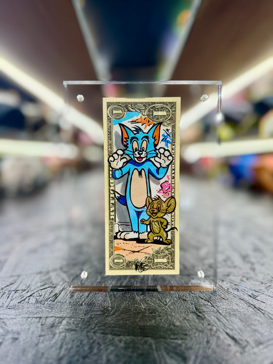 Tom & Jerry $1 Dollar Bill Art 6.1
