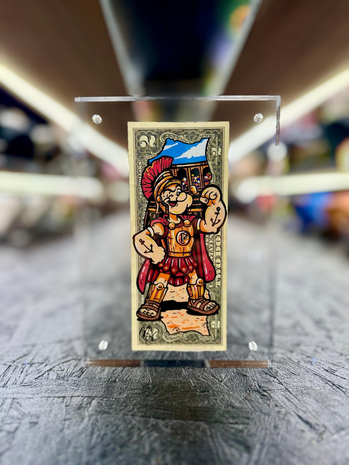 Popeye $2 Dollar Bill Art 10.3