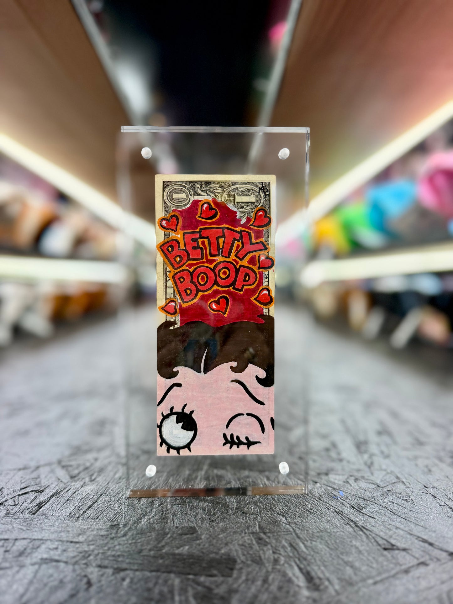 Betty Boop $1 Dollar Bill Art 3.0