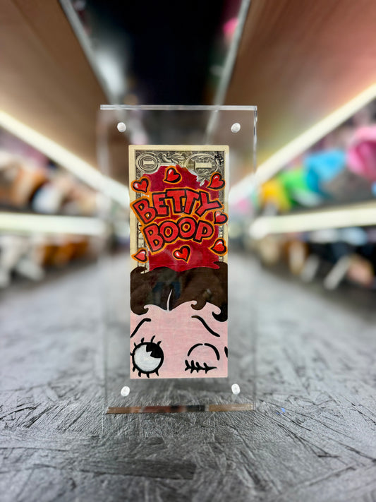 Betty Boop $1 Dollar Bill Art 3.0