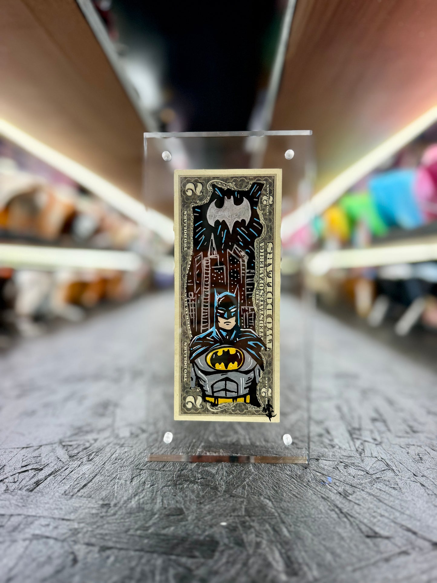 Batman $2 Dollar Bill Art 10.2