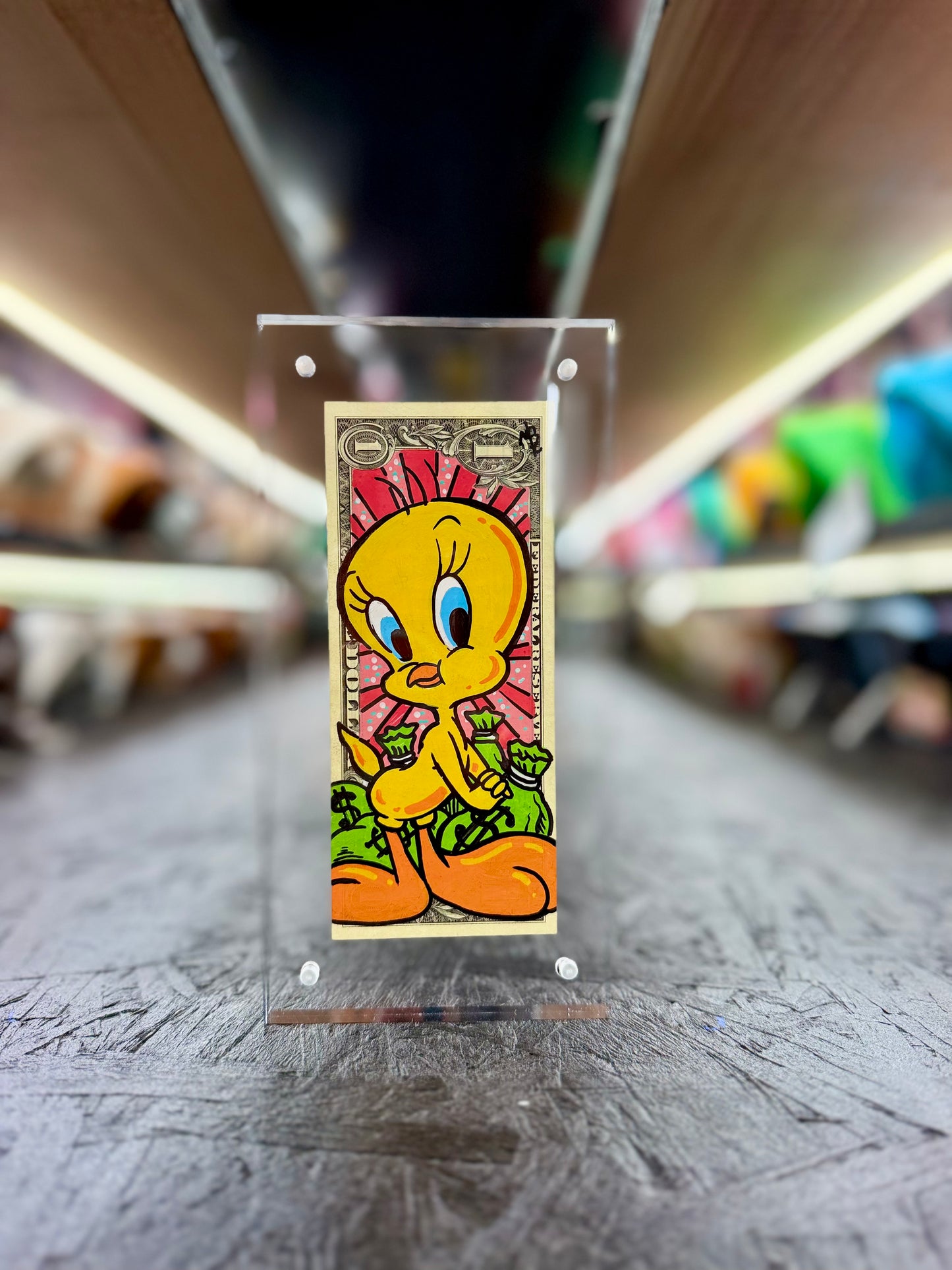 Tweety $1 Dollar Bill Art 2.0