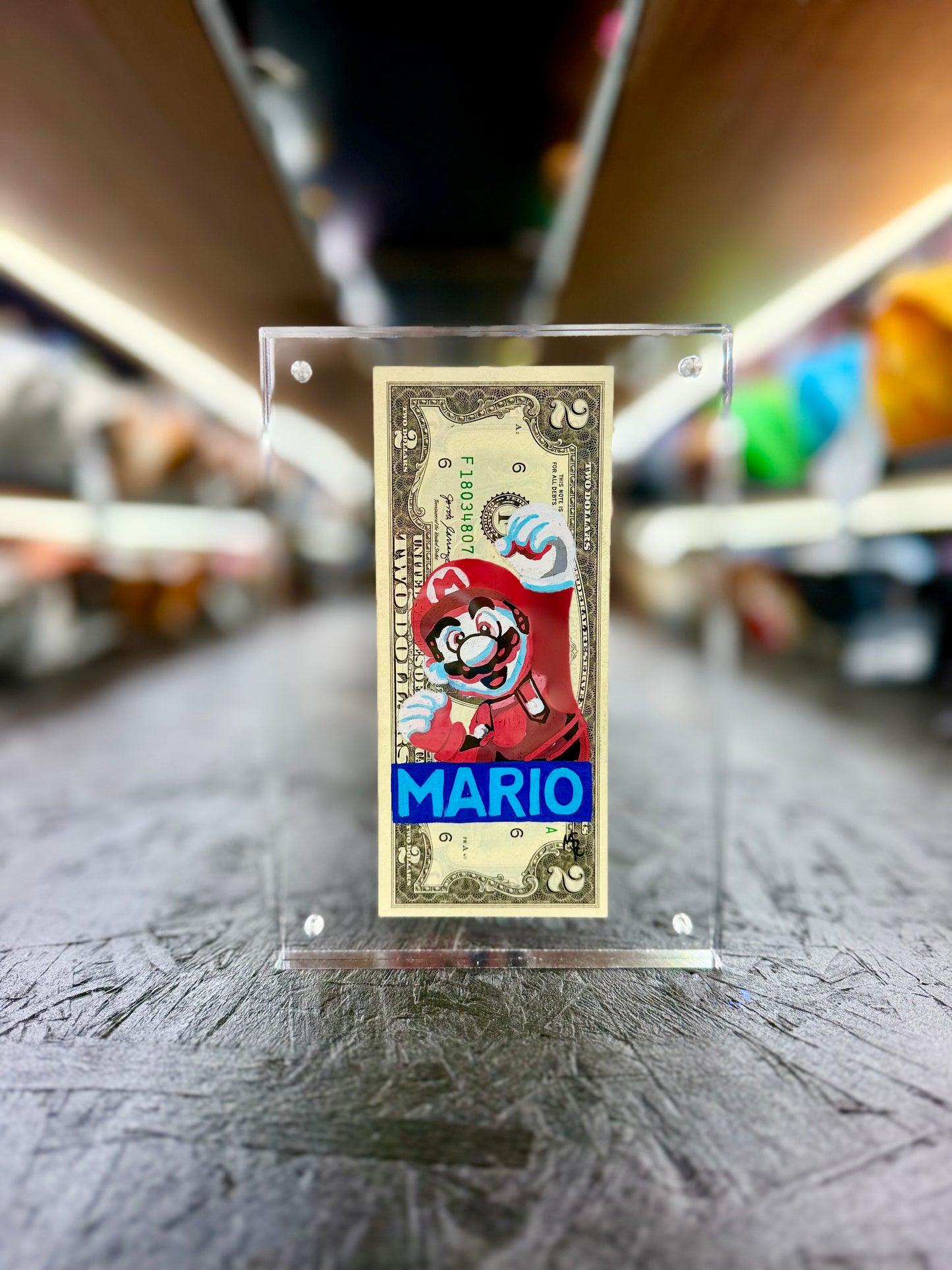 Mario $2 Dollar Bill Art 9.0