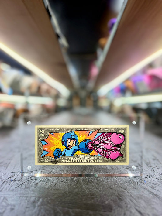Mega Man X $2 Dollar Bill Art 1.0