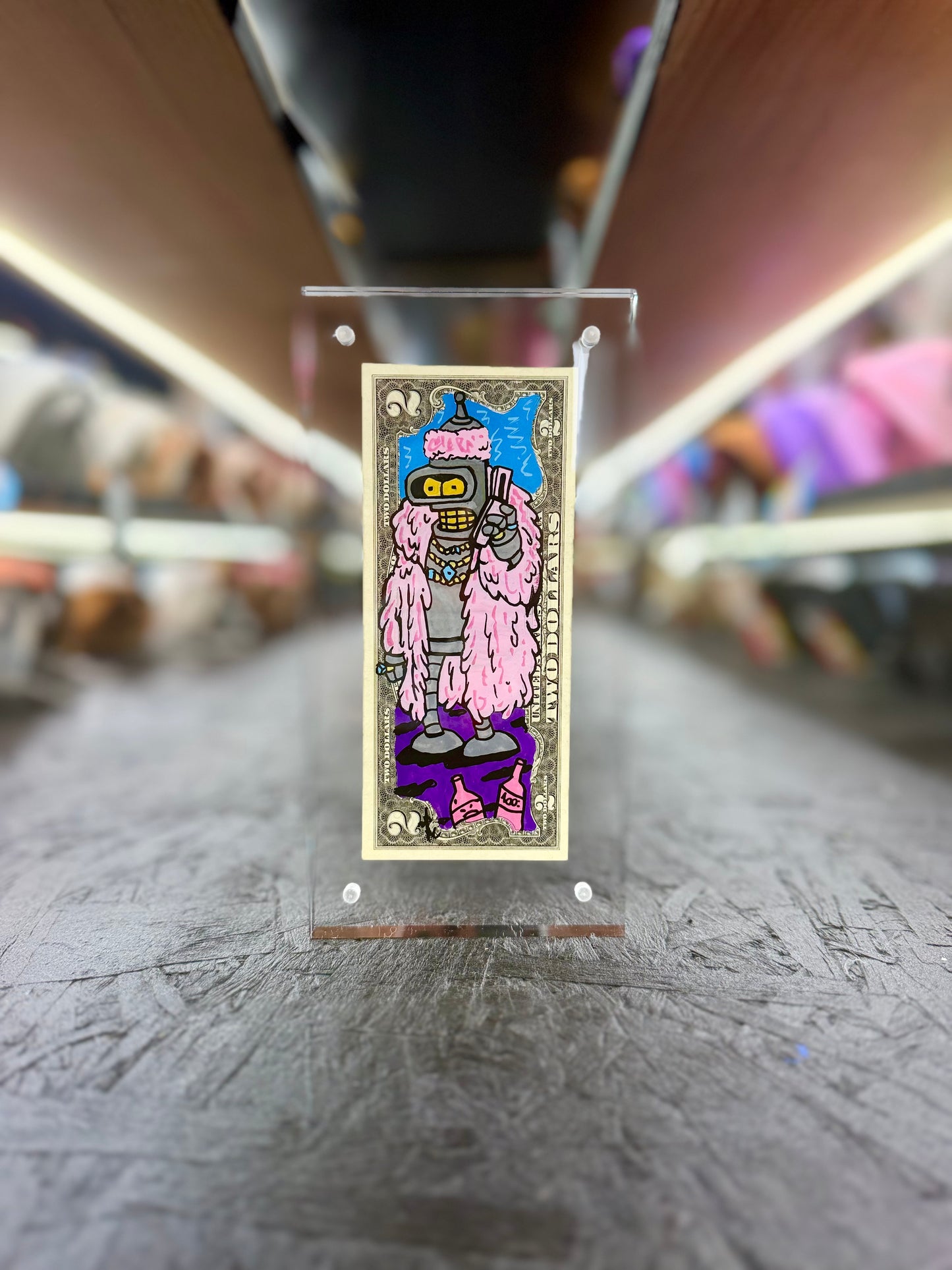 Futurama Bender $2 Dollar Bill Art 1.0