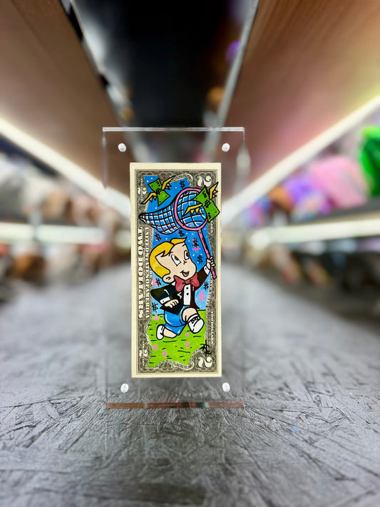 Richie Rich $2 Dollar Bill Art 16.4