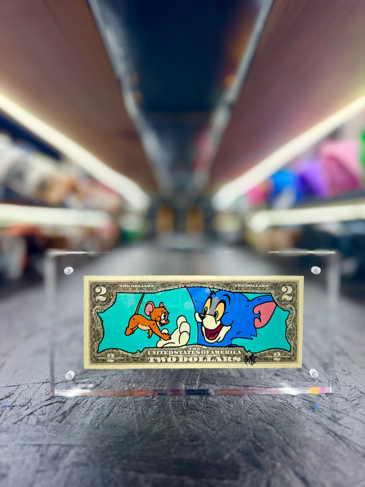 Tom & Jerry $2 Dollar Bill Art 4.0