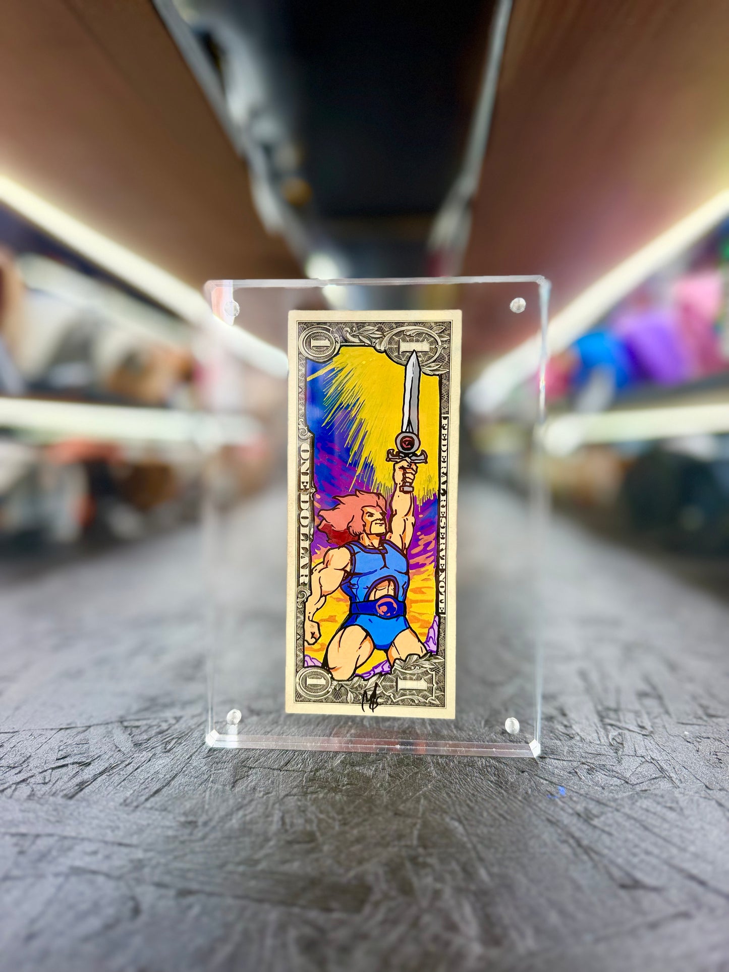 ThunderCats Lion-O $1 Dollar Bill Art 1.0