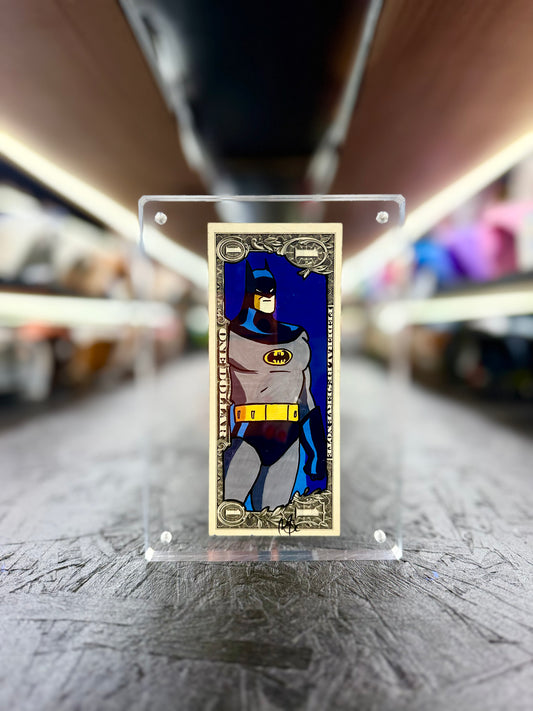 Batman $1 Dollar Bill Art 10.8