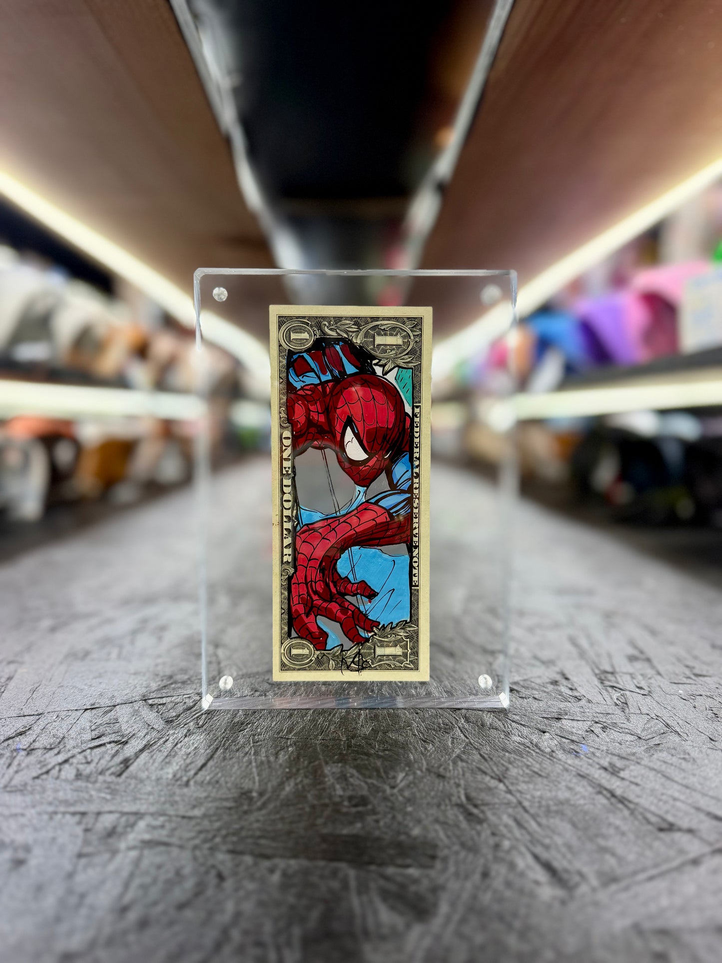 Spiderman $1 Dollar Bill Art 7.0