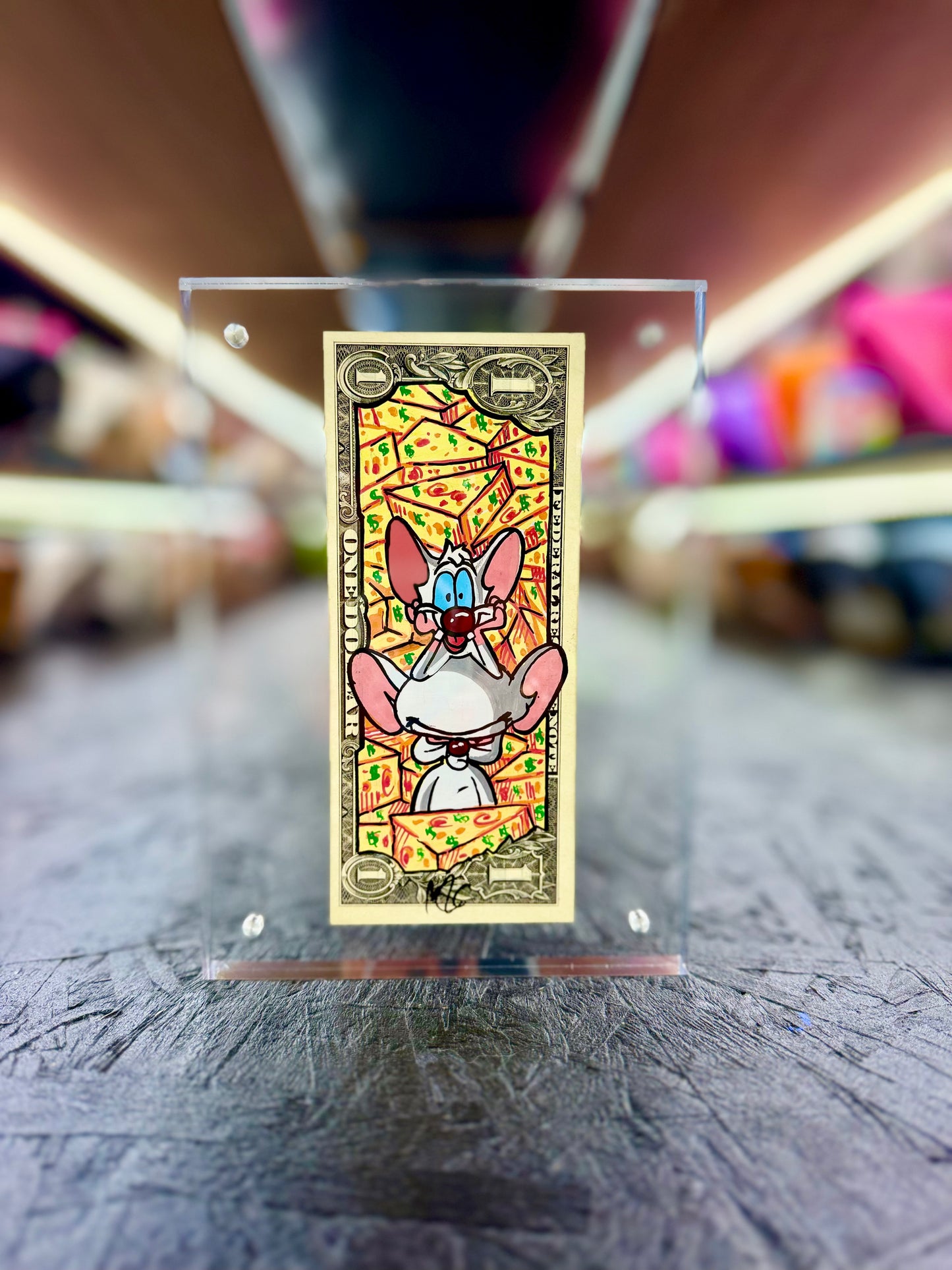 Pinky and The Brain $1 Dollar Bill Art 1.0