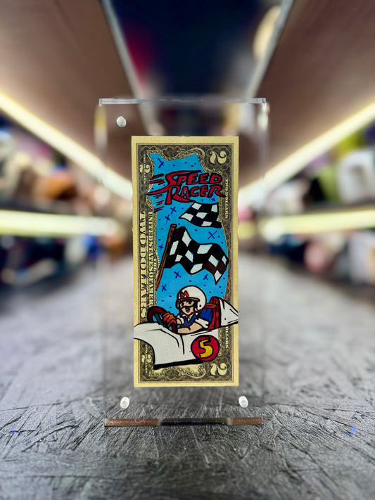 Speed Racer $2 Dollar Bill Art - Shop Cool Tricks