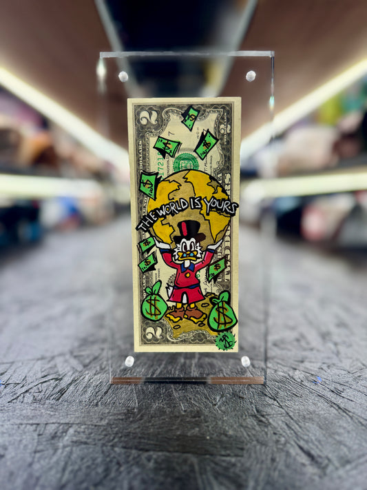 Scrooge McDuck $2 Dollar Bill Art 7.0