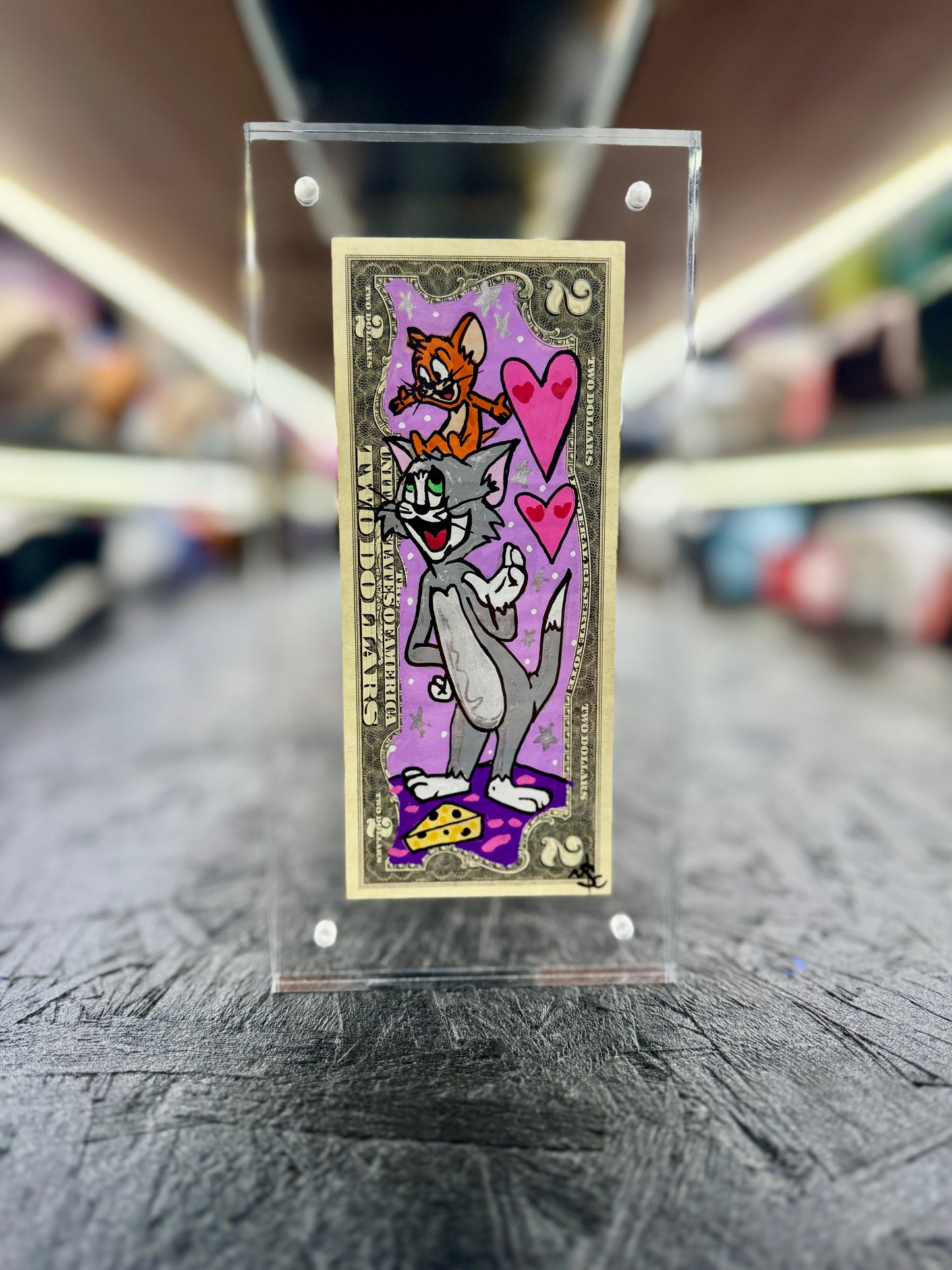 Tom & Jerry $2 Dollar Bill Art 2.0