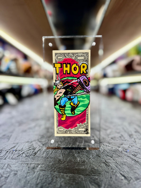 Thor $1 Dollar Bill Art