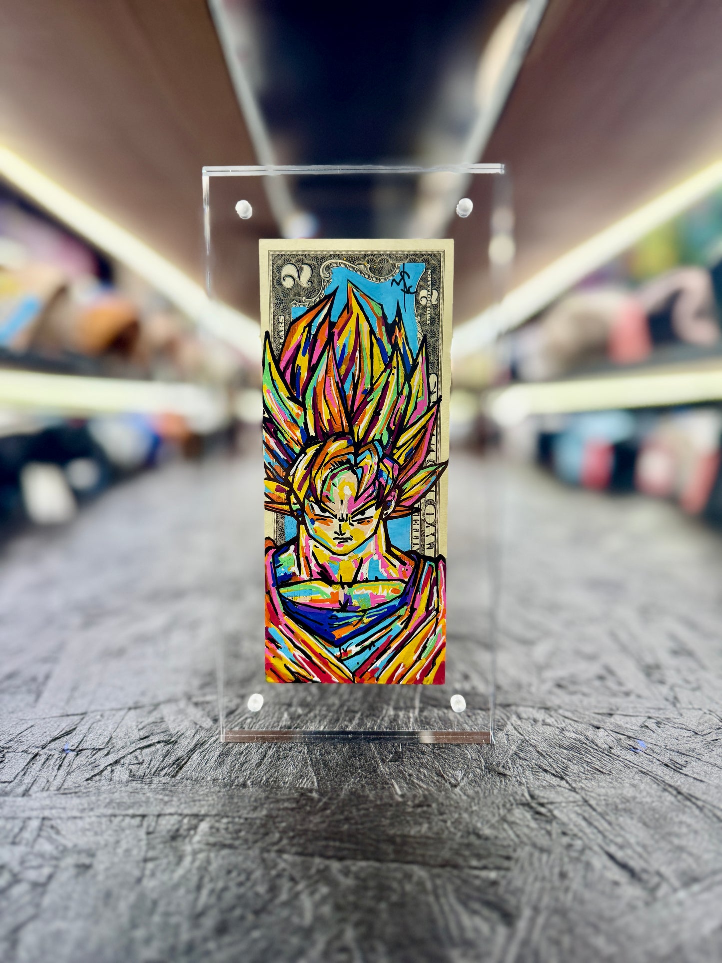 DBZ $2 Dollar Bill Art