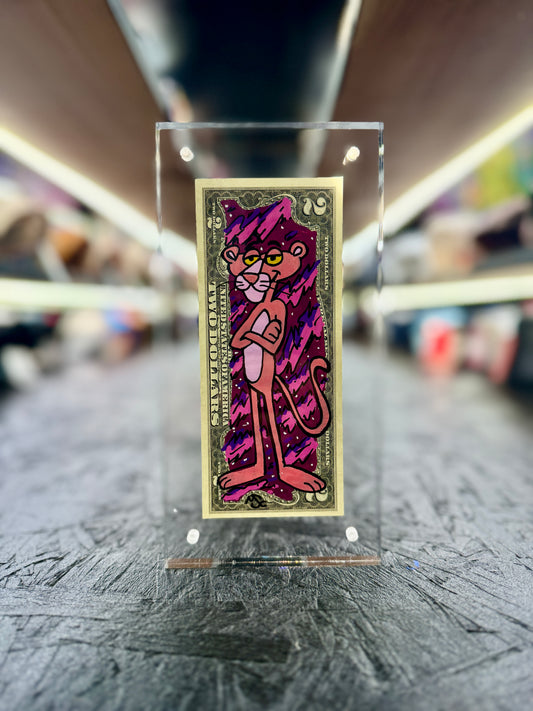 Pink Panther $2 Dollar Bill Art 4.0