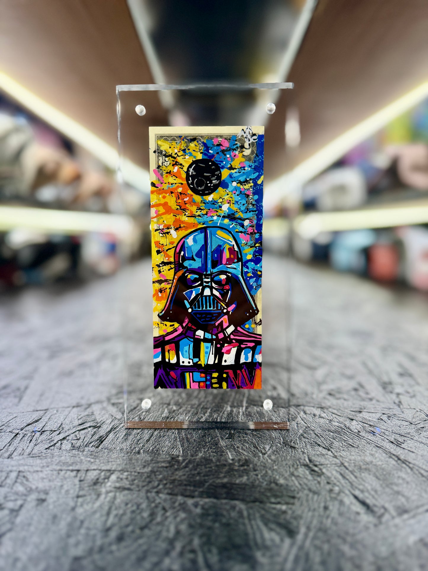 Darth Vader $2 Dollar Bill Art