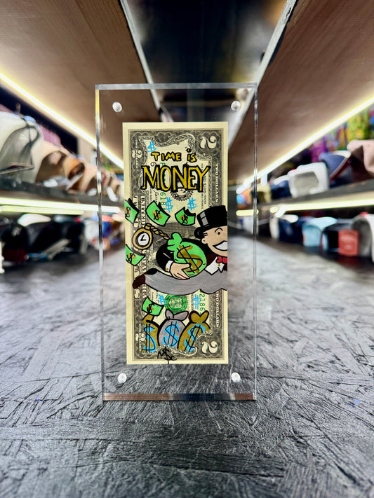 Mr Monopoly $2 Dollar Bill Art 12.3