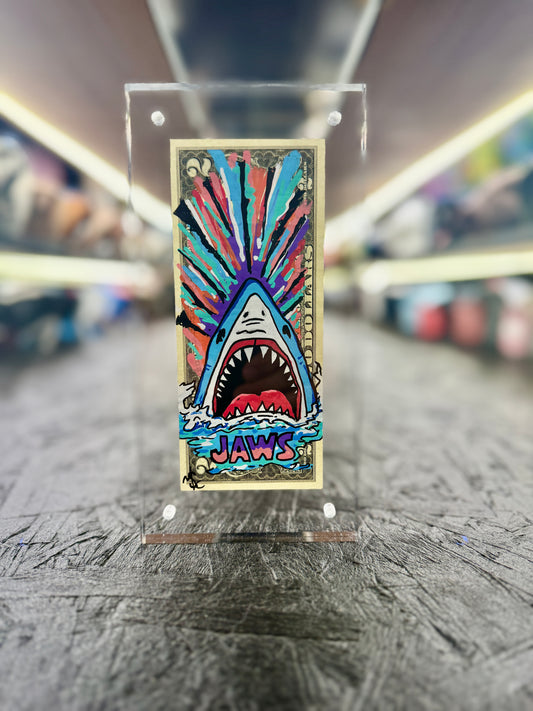 Jaws $2 Dollar Bill Art 3.0
