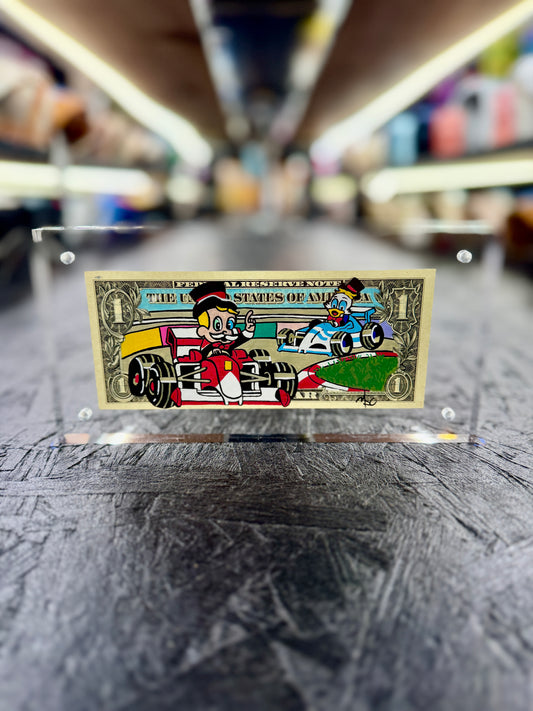Scrooge McDuck $1 Dollar Bill Art 10.9