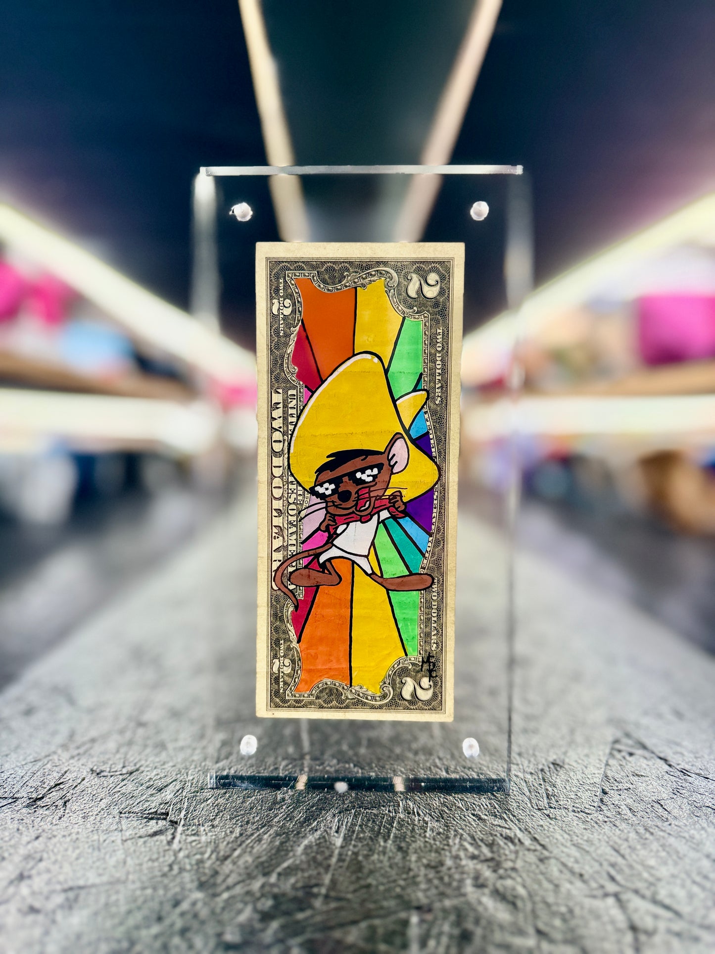 Speedy Gonzales $2 Dollar Bill Art 2.0