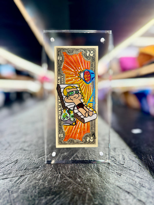 Richie Rich $2 Dollar Bill Art 10.5