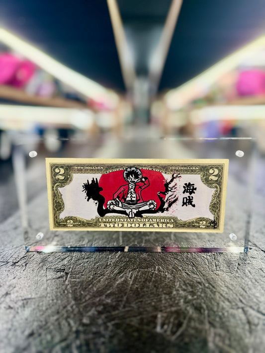 One Piece $2 Bill Art 2.0