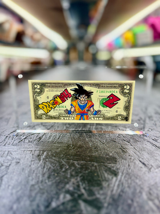 Dragon Ball $2 Bill Art 3.0
