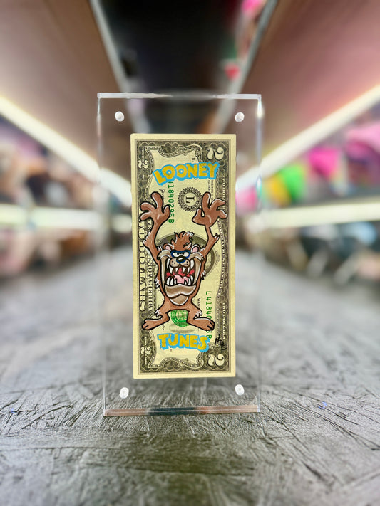 Taz $2 Dollar Bill Art 4.0