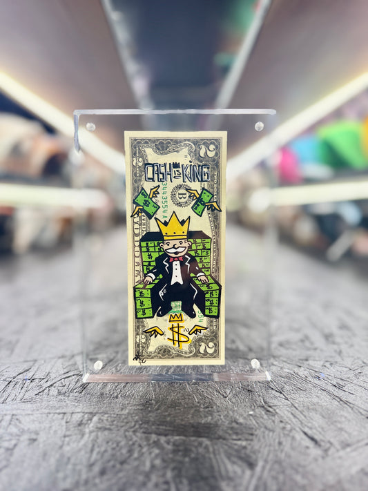 Mr Monopoly $2 Dollar Bill Art 30.7