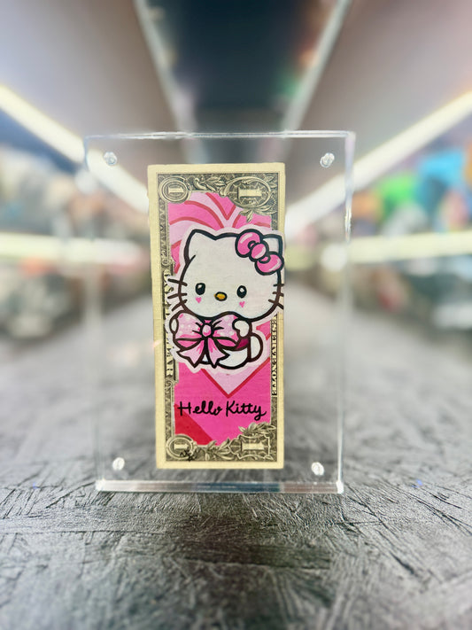 Hello Kitty $1 Dollar Bill Art 4.0