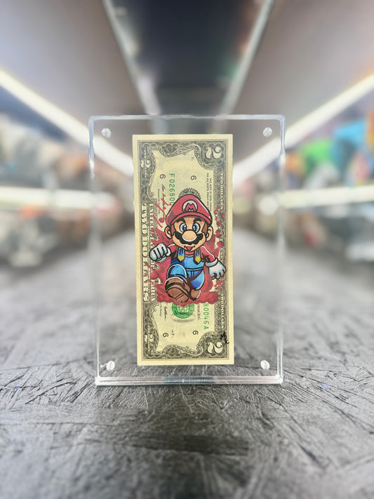 Mario $2 Dollar Bill Art 7.0