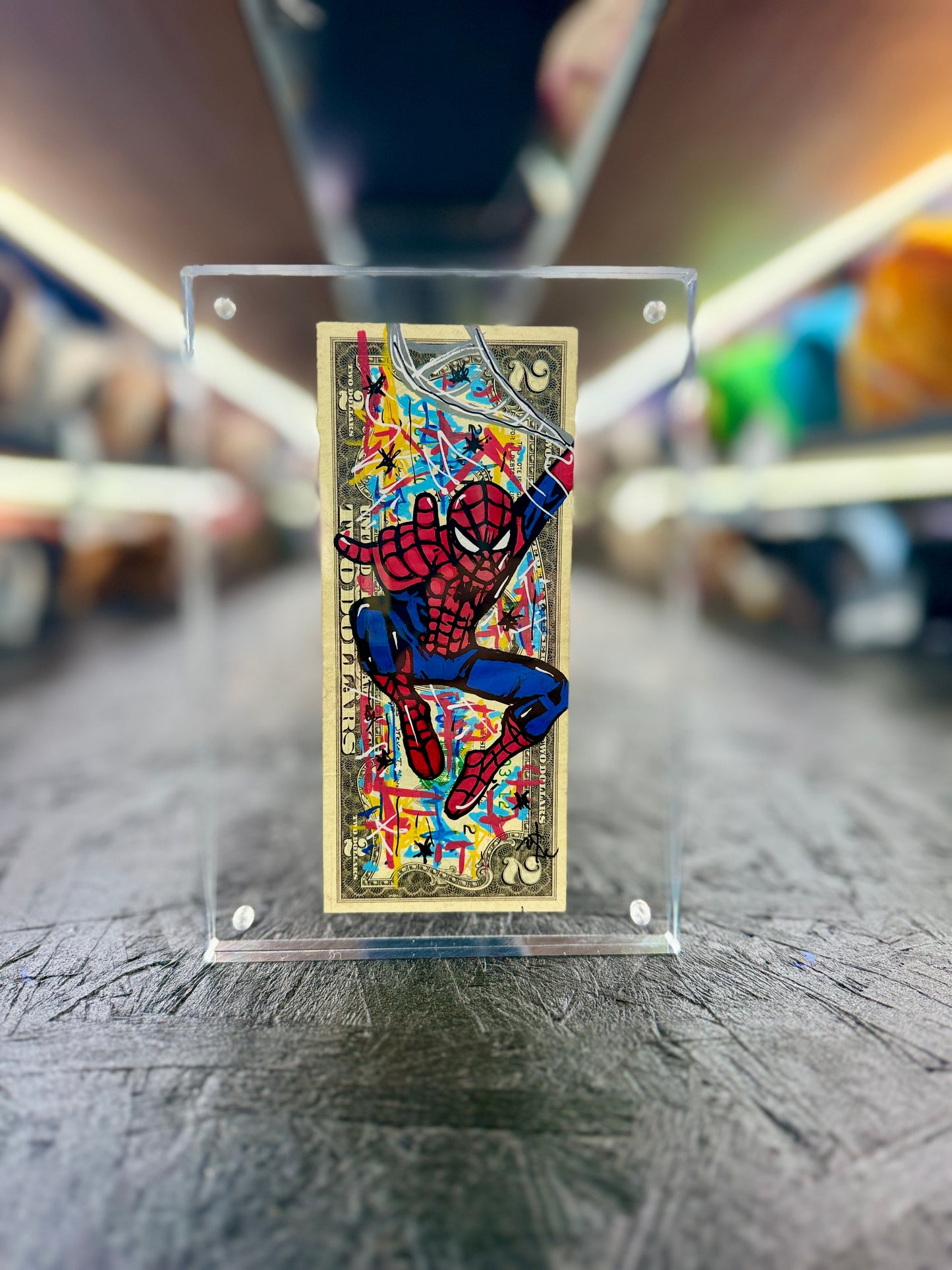 Spiderman $2 Dollar Bill Art 2.0