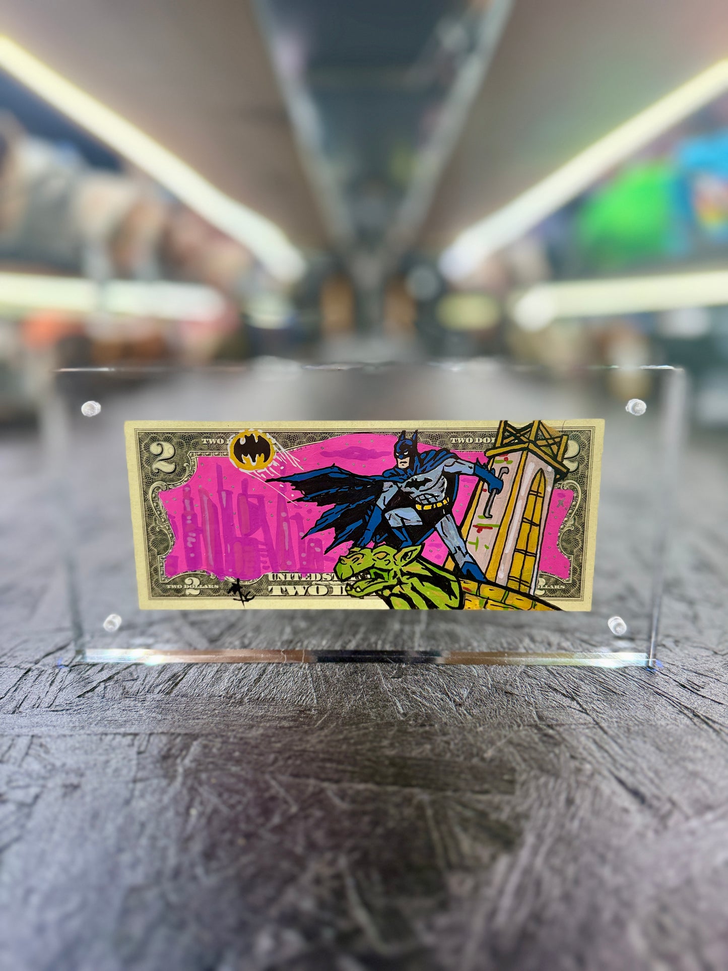 Batman $2 Dollar Bill Art 10.3