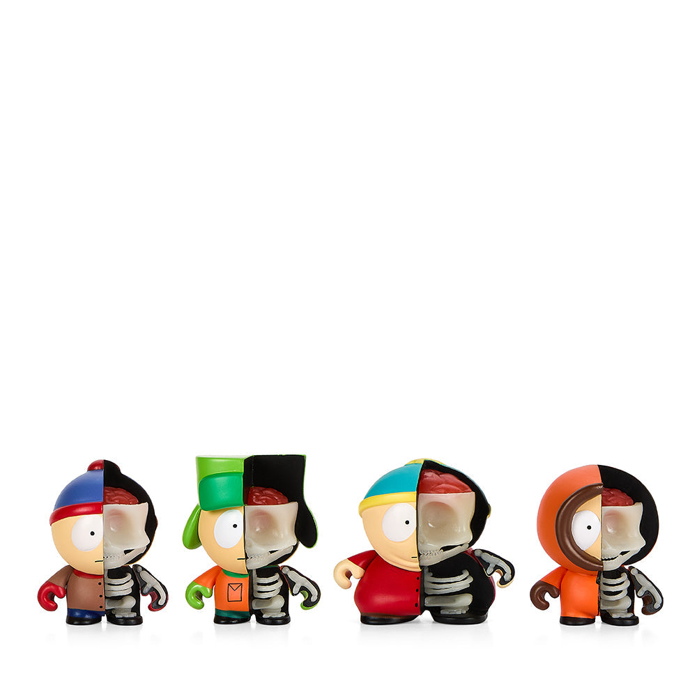 South Park Anatomy Boys 2" Vinyl Figure 4-Pack GITD Edition