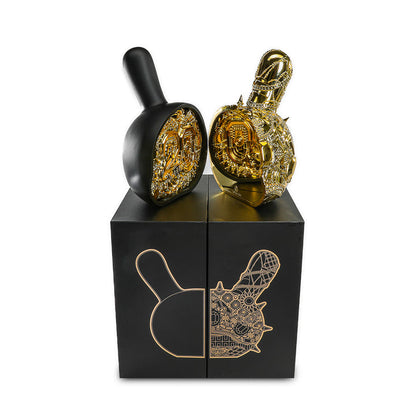 20th Anniversary Dunny Head 12" Art Figure - "Crown Jewels" by Tristan Eaton - Black & Gold Edition (Limited Edition of 300)