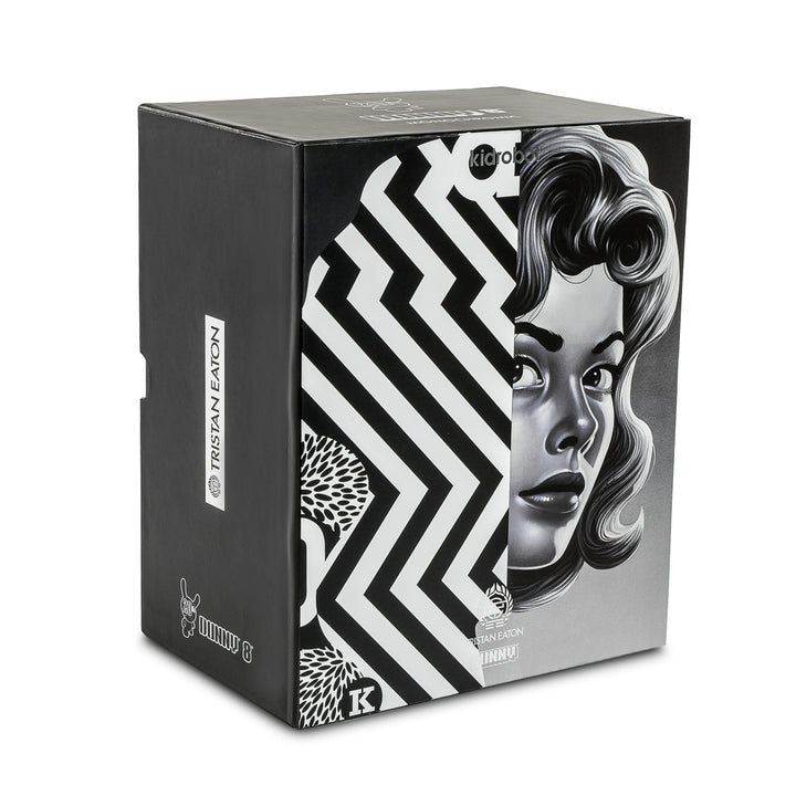 20TH ANNIVERSARY MONOCHROMIC DUNNY 8' ART FIGURE BY TRISTAN EATON (LIMITED EDITION OF 1000)