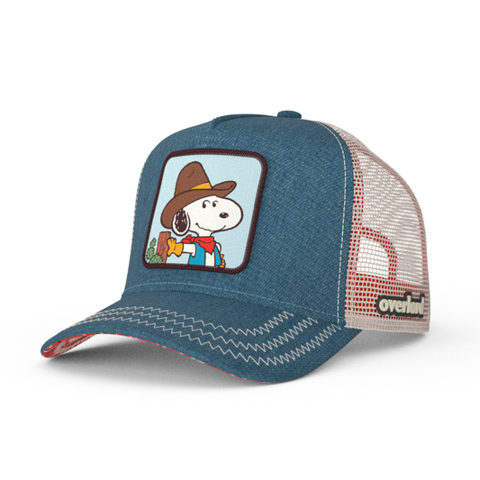 Peanuts: Cowboy Snoopy Denim Trucker Hat