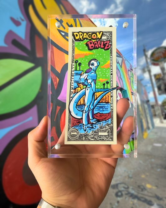 Frieza Dragon Ball Dollar Art - Shop Cool Tricks