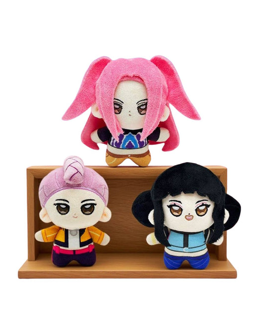 KPop Demon Hunters HUNTR/X cartoon plush toy-3pcs set