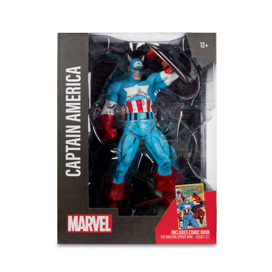 MCFARLANE MARVEL WV1 ASM #323 CAPTAIN AMERICA 1/6 SCALE FIG