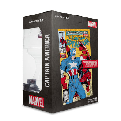 MCFARLANE MARVEL WV1 ASM #323 CAPTAIN AMERICA 1/6 SCALE FIG