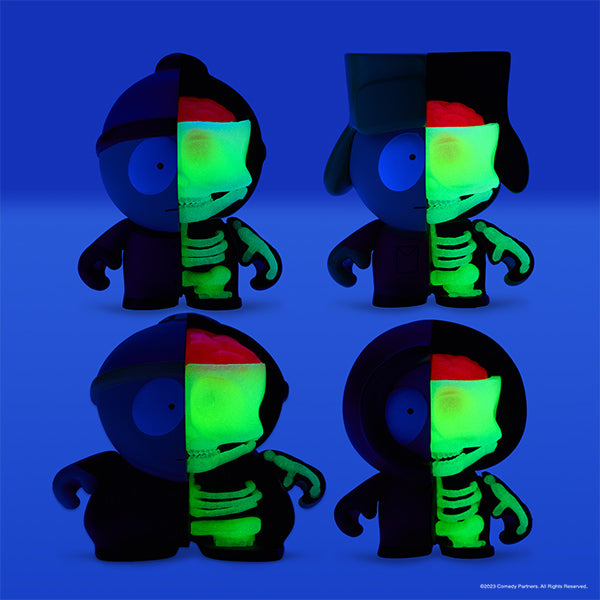 South Park Anatomy Boys 2" Vinyl Figure 4-Pack GITD Edition