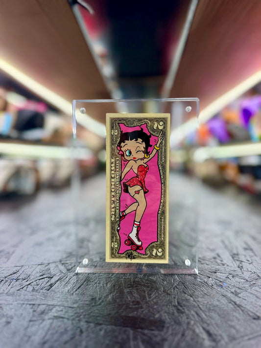Betty Boop $2 Dollar Bill Art 5.0