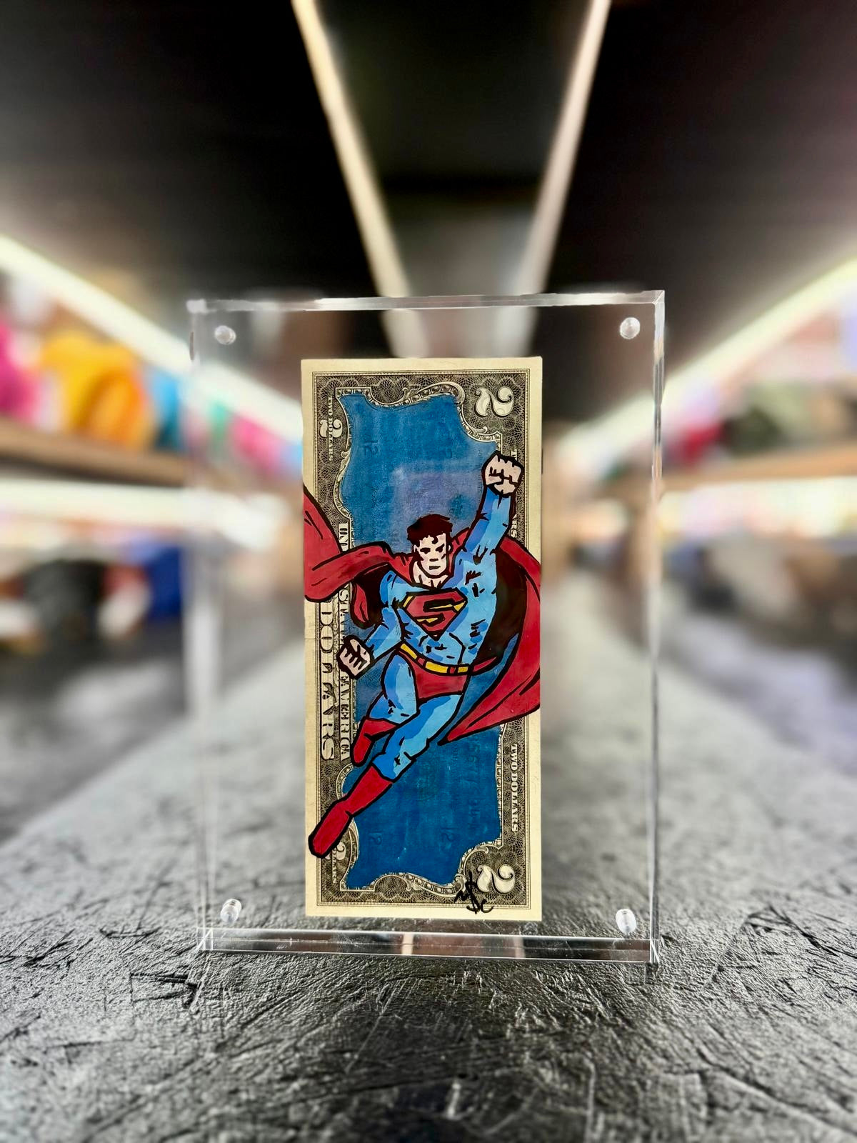 Superman $2 Dollar Bill Art 3.0